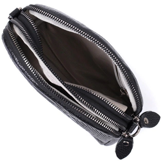 Сумка Vintage З натуральної шкіри Чорна (22799) - зображення 6