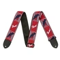 Ремінь для гітари Fender Strap 2" Monogrammed Red/White/Blue (14487) - зменшене зображення 1