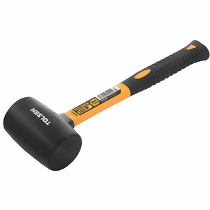 Киянка Tolsen гумова 450 г чорна (25035) зображення 1