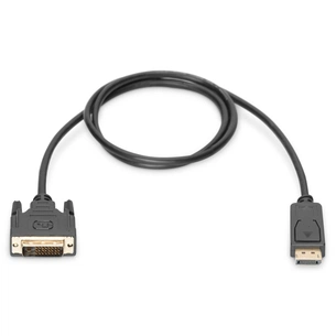 Кабель мультимедійний Display Port to DVI 24+1pin, 2.0m Digitus (AK-340301-020-S) зображення 1