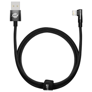 Кабель Baseus MVP 2 USB - Lightning (M/M), 2.4A, 1 м Black (CAVP000001) зображення 1