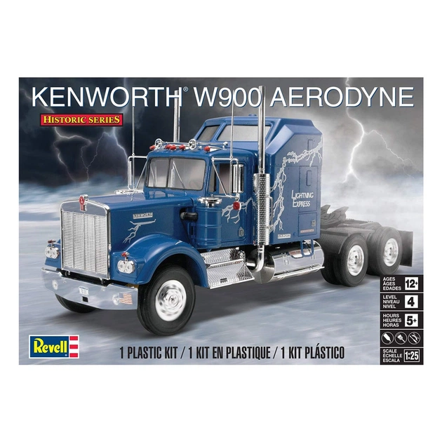 Збірна модель Revell Вантажний тягач Kenworth W900 рівень 4 масштаб 1:25 (RVL-11507) - зображення 1