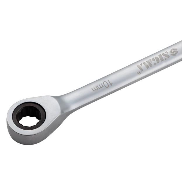 Ключ Sigma ріжково-накидний з тріскачкою 10мм CrV satine (6022101) - picture 5