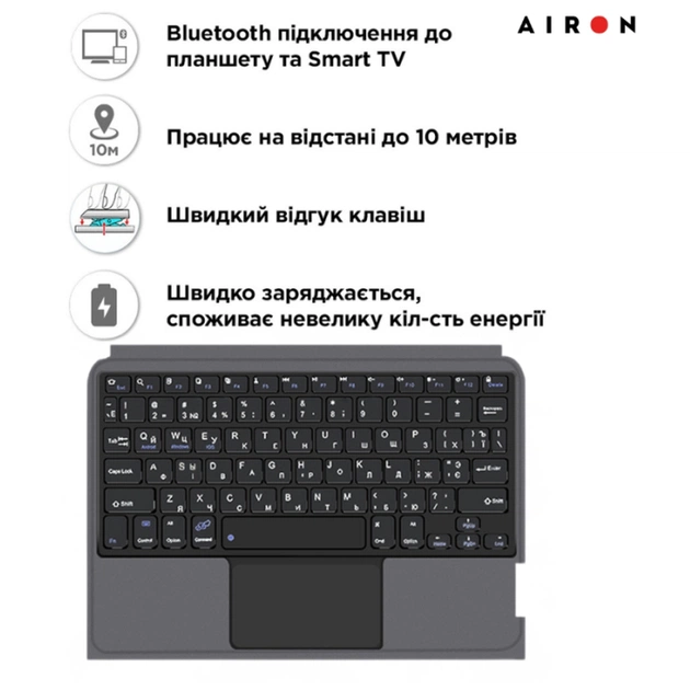 Чохол до планшета AirOn Premium iPad Pro 13 2024 + keyboard (4822352781231) - picture 11