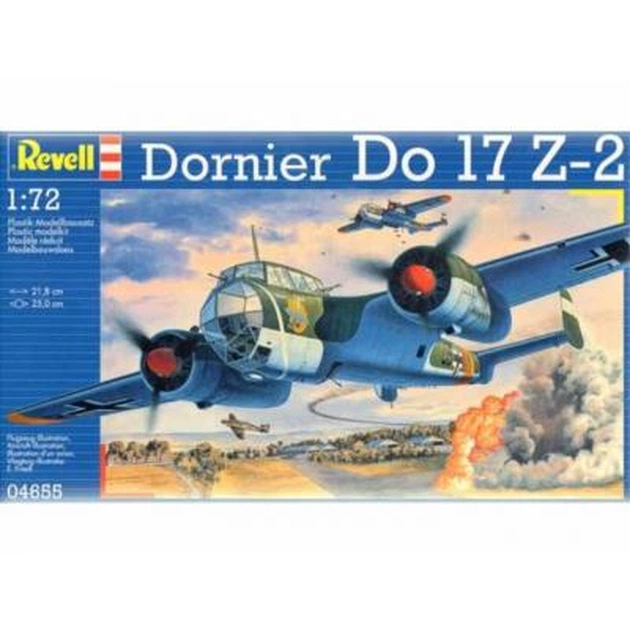 Збірна модель Revell Літак Dornier Do 17Z 1:72 (4655) - изображение 1