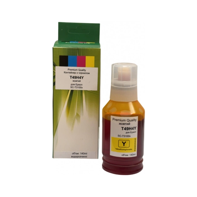 Чернила Premium Quality Epson T49H4Y SC-T3100x/T3170x 140 ml Yellow pigm (70265154) - изображение 1