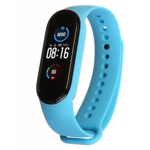Ремінець до фітнес браслета Armorstandart для Xiaomi Mi Band 5 Light Blue (ARM56987) зображення 1