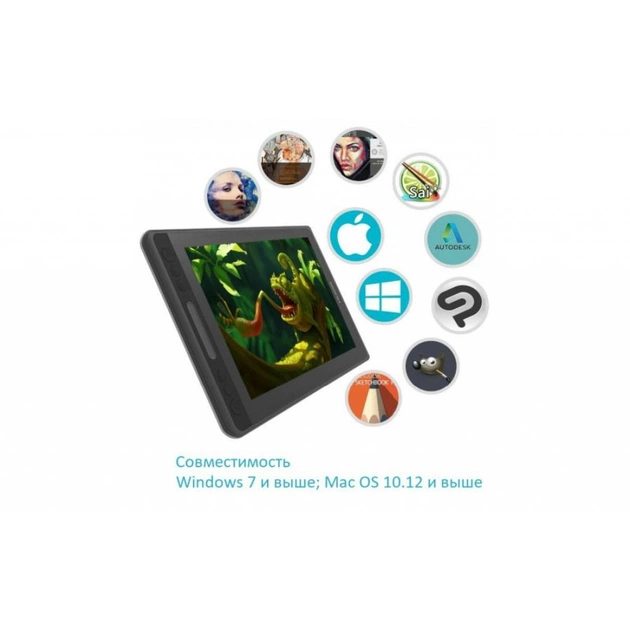 Планшет-монитор Huion Kamvas Pro 12 (PRO12) - изображение 8