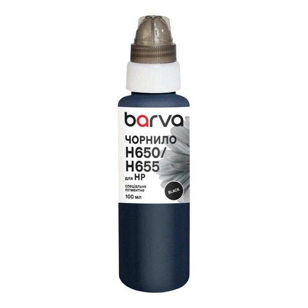 Чорнило Barva HP 122/178/650/655 100 мл, special, pigmented black (H655-396e) - зображення 1