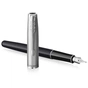 Ручка пір'яна Parker SONNET 17 Essentials Metal Black Lacquer CT FP F (83 511) - зменшене зображення 3