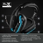Навушники Logitech G935 Wireless 7.1 Surround Sound LIGHTSYNC Gaming Headset (981-000744) - зменшене зображення 7