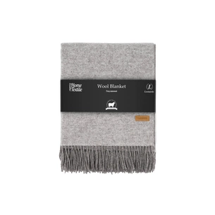 Плед Ardesto Leonardo Doubleface 100% вовна 140x200 см тауп-білий (ART0407LD) зображення 1