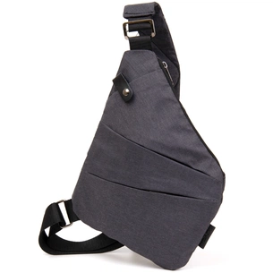 Сумка Vintage Слінг нейлонова Сіра (20558) зображення 1