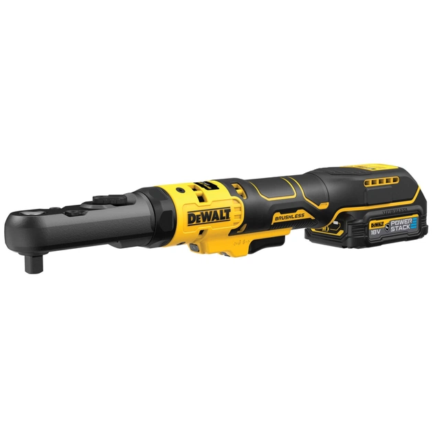 Гайковерт DeWALT кутовий, XR Li-Ion PowerStack 18 GFN, 1.7Ah, 102 Нм (DCF510E2G) - picture 4