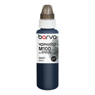 Чорнило Barva Epson M100/M105/M200, 100 мл, pigmented, black (M100-406) зображення 1