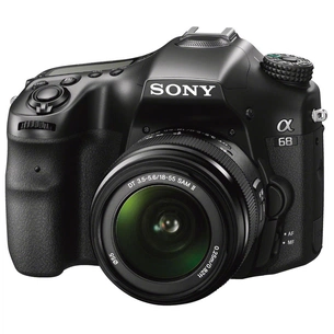 Цифровий фотоапарат Sony Alpha A68 kit 18-55mm Black (ILCA68K.CEC) зображення 1