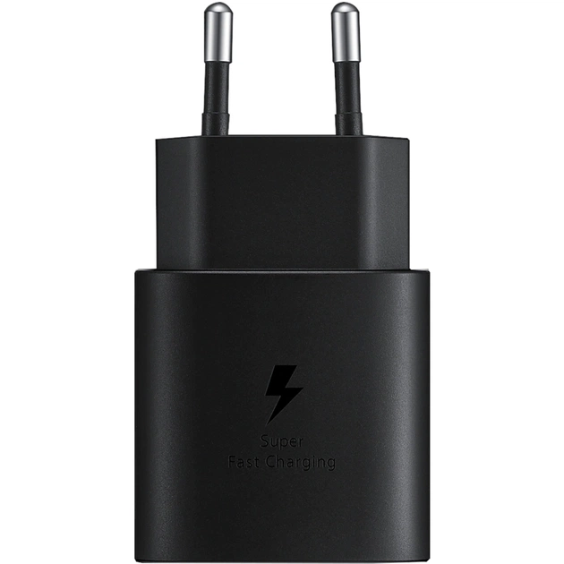 Зарядное устройство Armorstandart AR-TA800 USB-C 25W Fast Charger black (ARM63803) - изображение 1