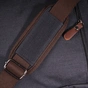 Сумка Vintage Вертикальна чоловіча через плече текстильна Чорна (21261) - зменшене зображення 12