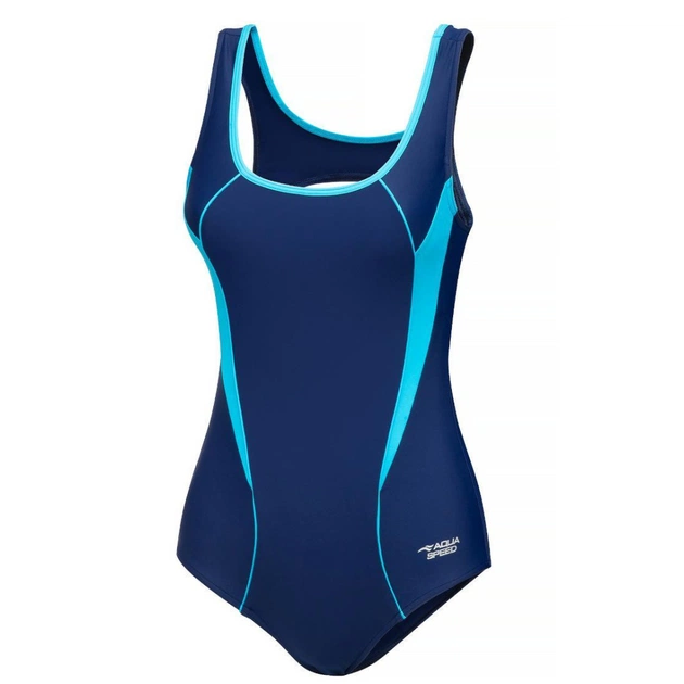 Купальник Aqua Speed Kate 413-24 темно-синій, бірюзовий 36 (5905718615742) - изображение 1