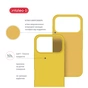 Чохол до мобільного телефона Intaleo Silicone Case Apple iPhone 17 Pro Max Yellow (1283126630569) - зменшене зображення 5