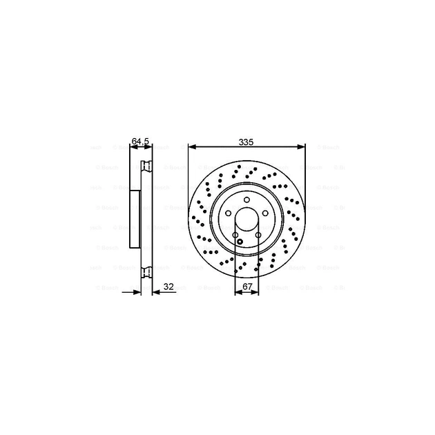 Тормозной диск Bosch 0 986 479 413 - изображение 5