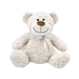 М'яка іграшка Grand Ведмідь білий, з бантом 35 см (3303GMТ) зображення 1
