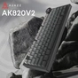 Клавіатура Ajazz AK820 V2 White Peach Switch Wireless/Bluetooth/USB UA Black/Gray (AK820-V2-WP-S-BG) - зменшене зображення 5