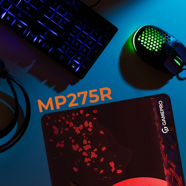 Килимок для мишки GamePro Speed/Control Black-Red (MP275R) - picture 3