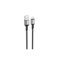Дата кабель USB 2.0 AM to Micro 5P 1.0m silicone black BOROFONE (6974443386387) - уменьшенное изображение 1