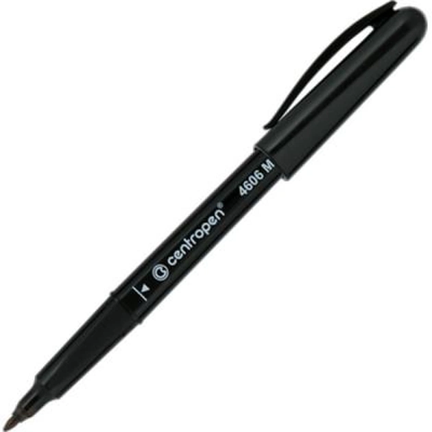 Маркер Centropen CD-Pen 4606 ergoline, 1 мм black (4606/01) - изображение 1