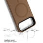 Чехол для мобильного телефона BeCover FIBRA ArcLine MagSafe Apple iPhone 17 Pro Max Brown (715388) - уменьшенное изображение 5