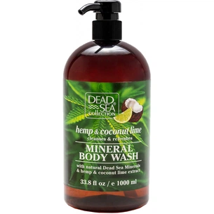 Гель для душу Dead Sea Collection з екстрактами конопель, кокоса та лайма 1000 мл (7290102251674) зображення 1