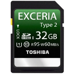 Карта пам'яті Toshiba 32GB SDHC Class 10 (SD-X32T2(BL7) зображення 1