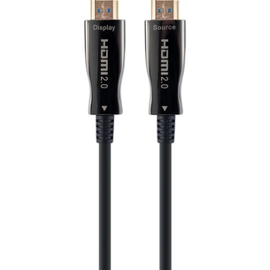 Кабель мультимедійний HDMI M to HDMI M 15.0m V2.0 AOC 4K60Hz Cablexpert (CCBP-HDMI-AOC-15M) зображення 1