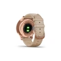 Смарт-годинник Garmin vivomove Luxe, RoseGold, Light Sand, Leather (010-02241-21) - зменшене зображення 6