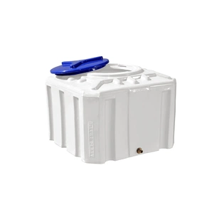 Ємність для води Рото Європласт квадратна харчова 200 л куб біла (14) зображення 1