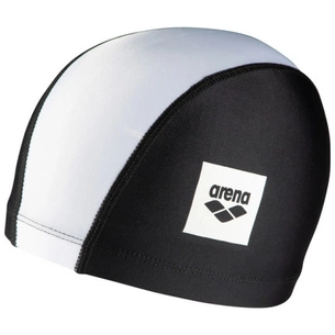 Шапка для плавання Arena Unix II JR 002384-102 чорний, білий Діт OSFM (3468336220757) зображення 1