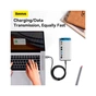 Дата кабель USB 2.0 AM to USB-C 1.5m 100W black Baseus (P10320102114-01) - уменьшенное изображение 8