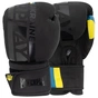 Боксерські рукавички PowerPlay 3021 Ukraine Чорні 14 унцій (PP_3021_14oz_Black) - зменшене зображення 1