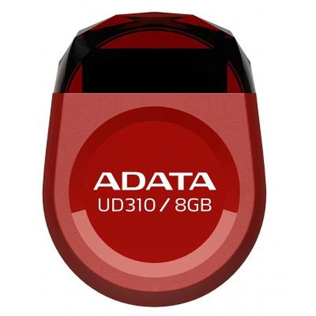 USB флеш накопичувач ADATA 8GB UD310 Red USB 2.0 (AUD310-8G-RRD) - изображение 1