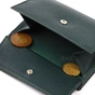 Гаманець Canpellini З натуральної шкіри флотар Зелений (21812) - зменшене зображення 7