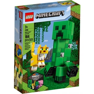 Конструктор LEGO Minecraft Кріпер та Оцелот 184 деталі (21156) зображення 1