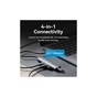 Концентратор VENTION USB-C to 4xUSB 3.0 + 1xUSB-C black (TGZHB) - зменшене зображення 7