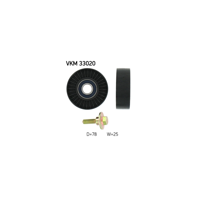 Ролик натягувача ременя SKF VKM 33020 - изображение 1