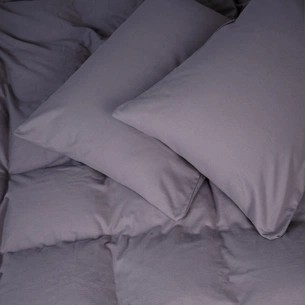 Постільна білизна MirSon 001 Ash grey Фланель 200х220 Євро (2200009648151) picture 1