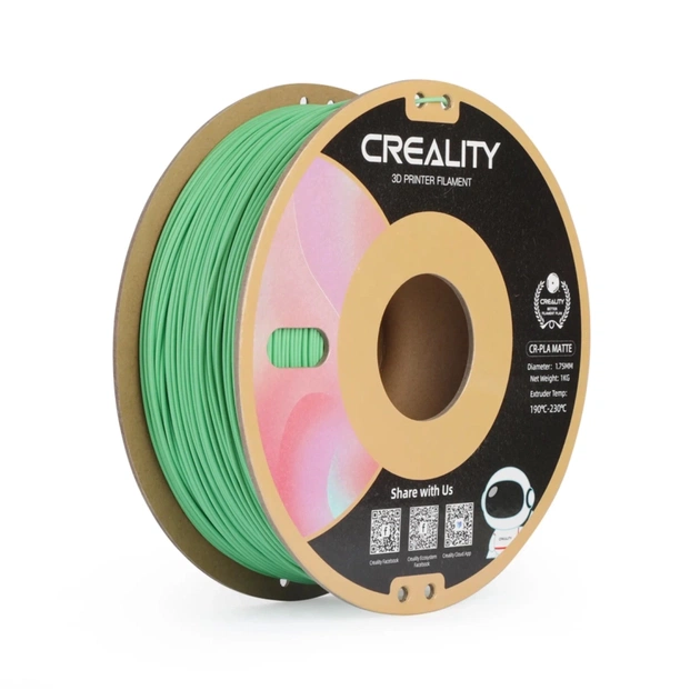 Пластик для 3D-принтера Creality PLA matte 1кг, 1.75мм, green avocado (3301010301) - зображення 1