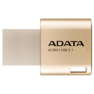 USB флеш накопичувач ADATA 64GB UC350 Gold USB 3.1/Type-C (AUC350-64G-CGD) зображення 1