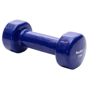 Гантель HouseFit з вініловим покриттям 2 кг (D086/DD6948-2) зображення 1