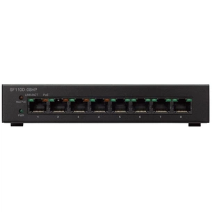 Комутатор мережевий Cisco SF110D-08HP-EU зображення 1