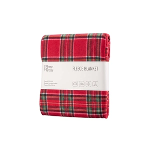 Плед Ardesto Fleece клітинка червона 160х200 см (ART0701PB) зображення 1